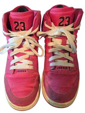 Nike Air Jordan Flight 4 Basketball Shoes Pink 820183-609 Size 7Y